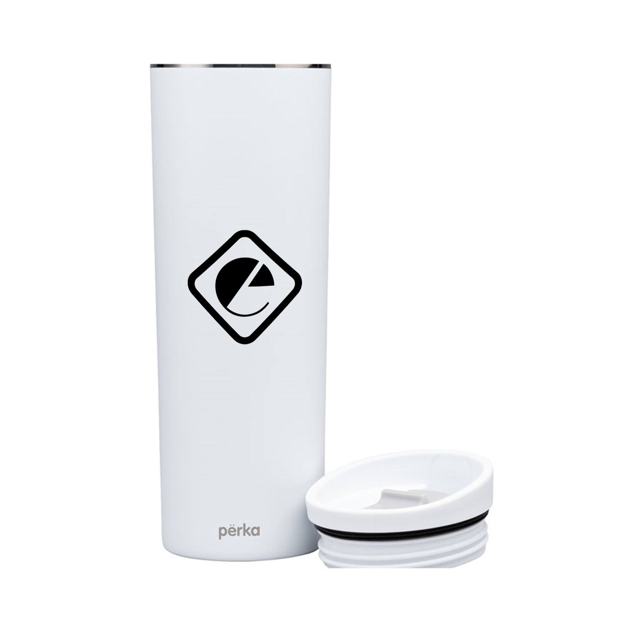 20 Oz. Perka® Moderno Stainless Steel Tumbler  Imprinted with Logo (Q301722)