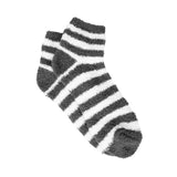 Fuzzy Stripe Socks (Q301922)