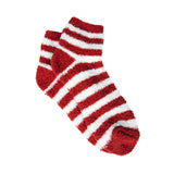 Fuzzy Stripe Socks (Q301922)