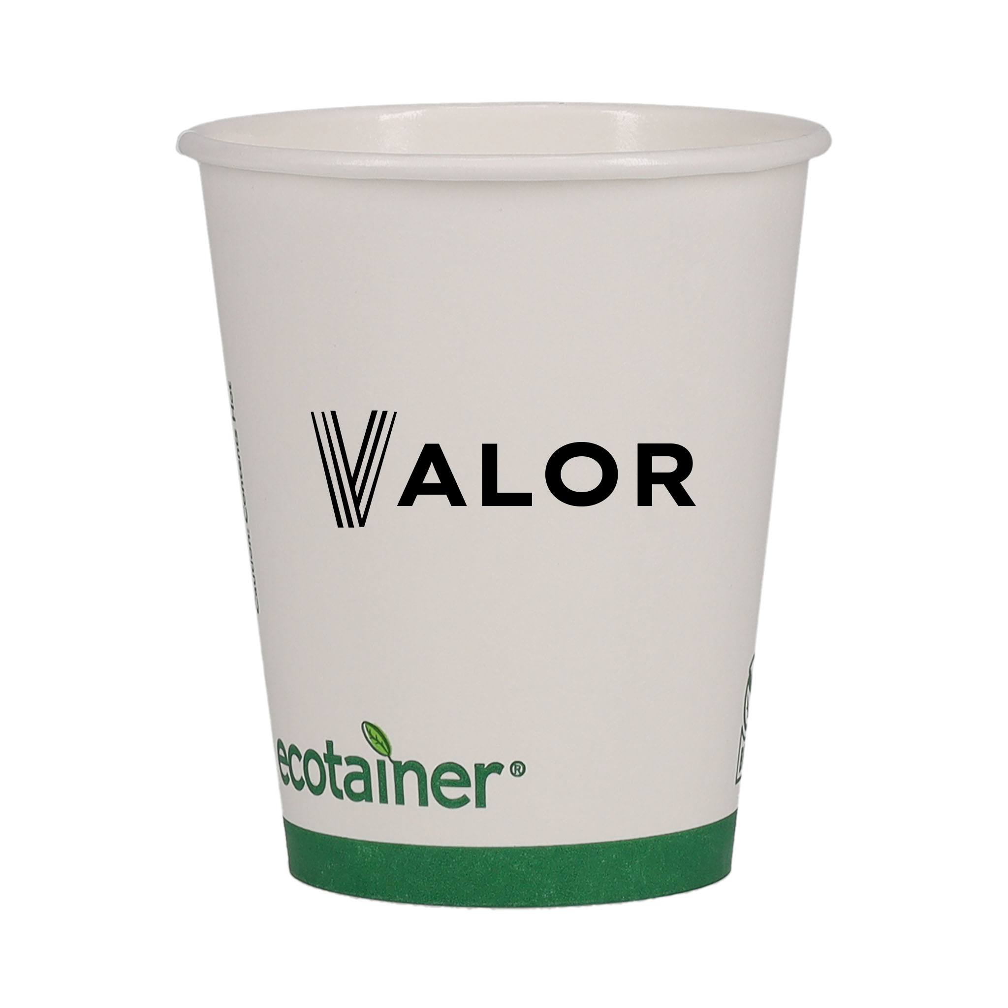 12 Oz. Eco-Friendly Tradition Paper Cups  Imprinted with Logo (Q302211)