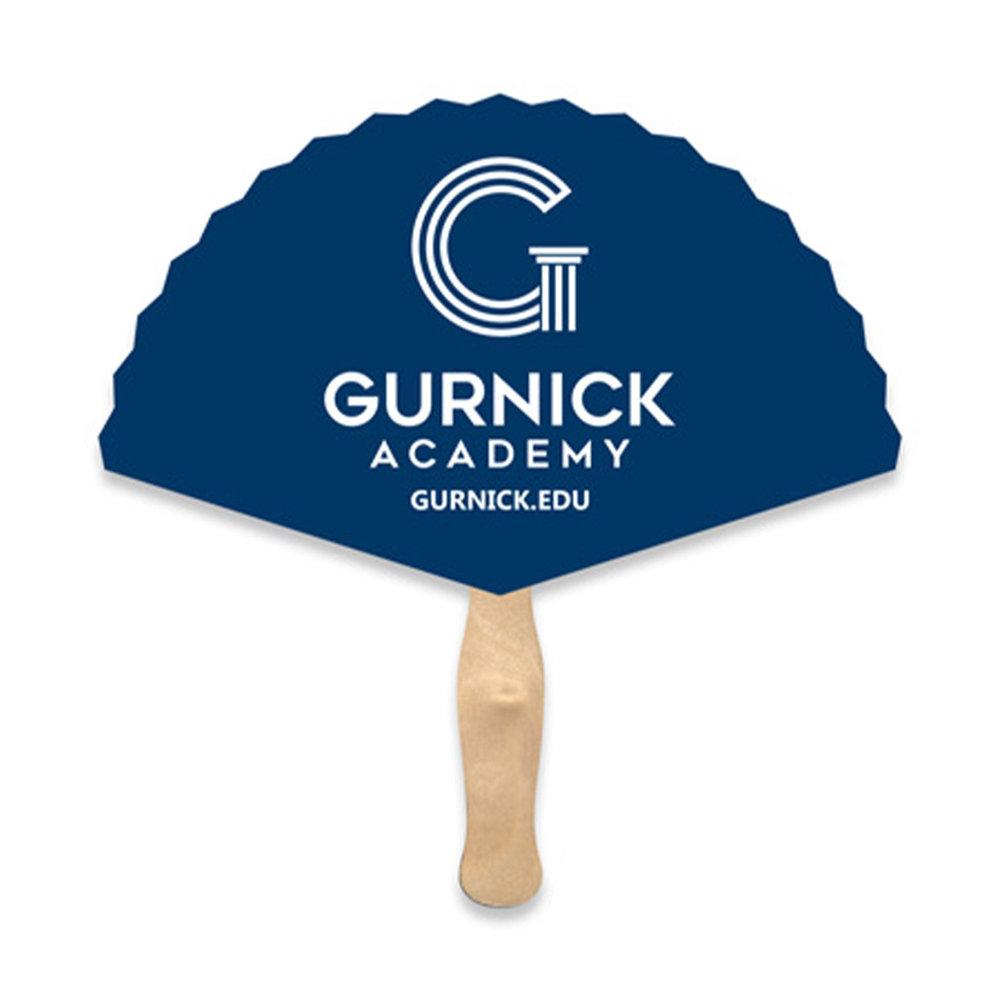 Lightweight Rd Triangle Hand Fans  Imprinted with Logo (Q303632)