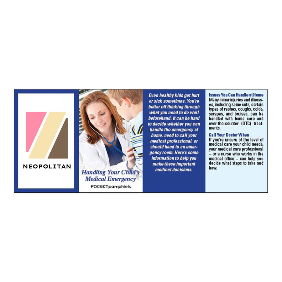 Handling Your Child's Medical Emergency Pocket Pamphlet (Q304222)