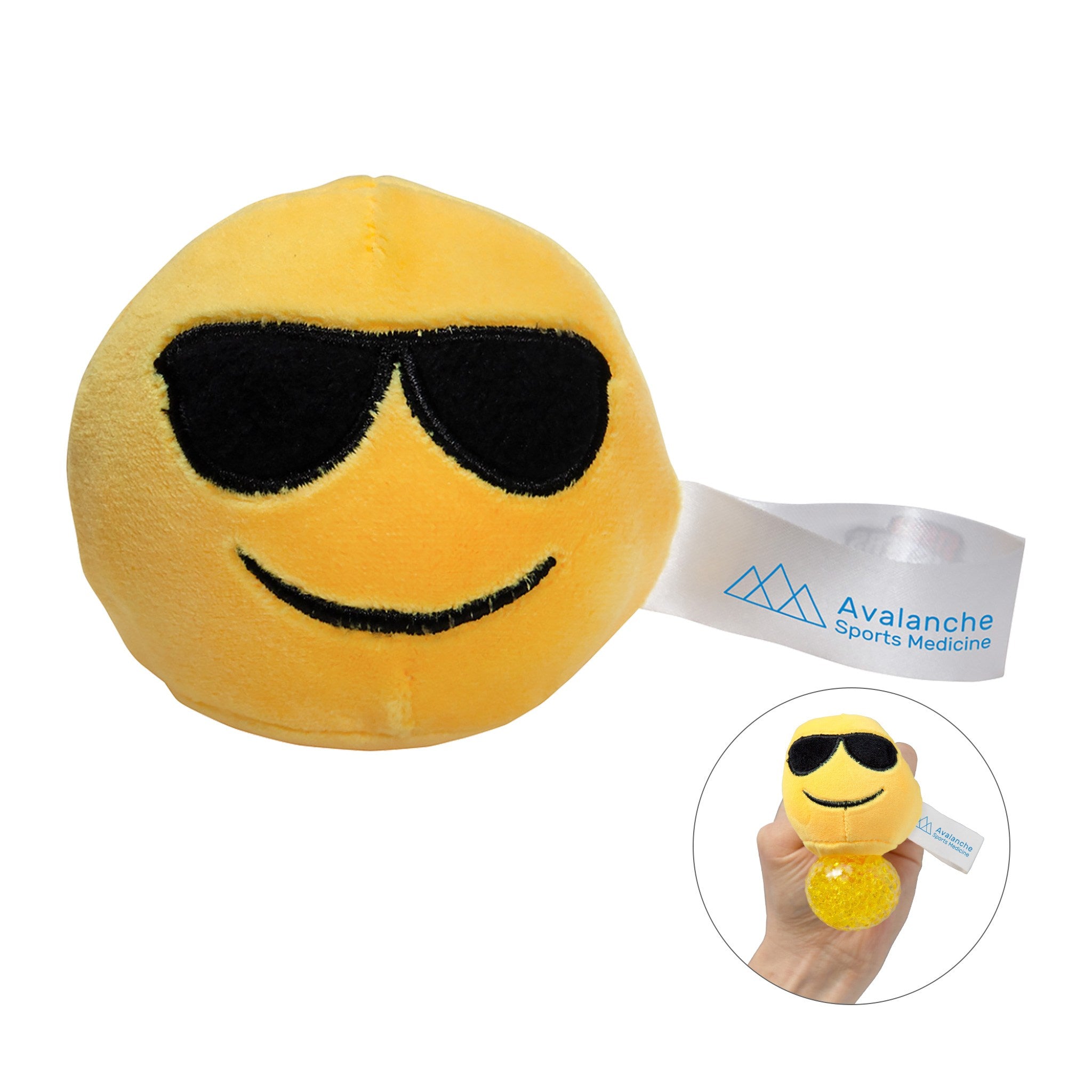 Stress Buster™ Emoji Sunglasses  Imprinted with Logo (Q304322)