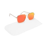 Aviator Sunglasses With rPET Microfiber Sunglass Pouch (Q304532)