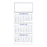 Blue & Grey Commercial Planner Calendar (Q304722)