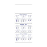 Blue & Grey Commercial Planner Calendar (Q304722)