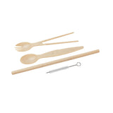 6-In-1 Portable Wheatstraw Tableware Set (Q306422)