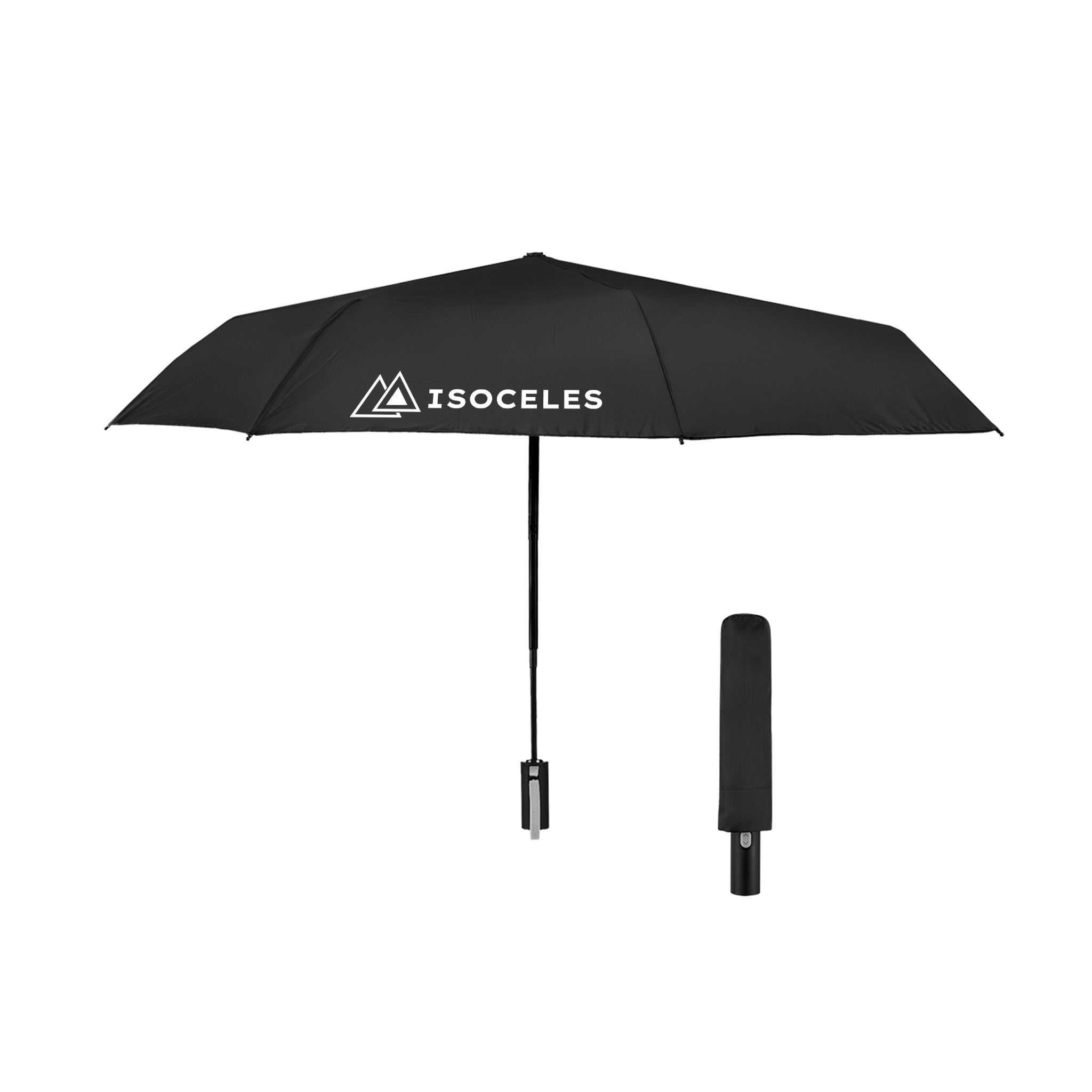 42 Inch Arc rPET Telescopic Folding Umbrella (Q306432)
