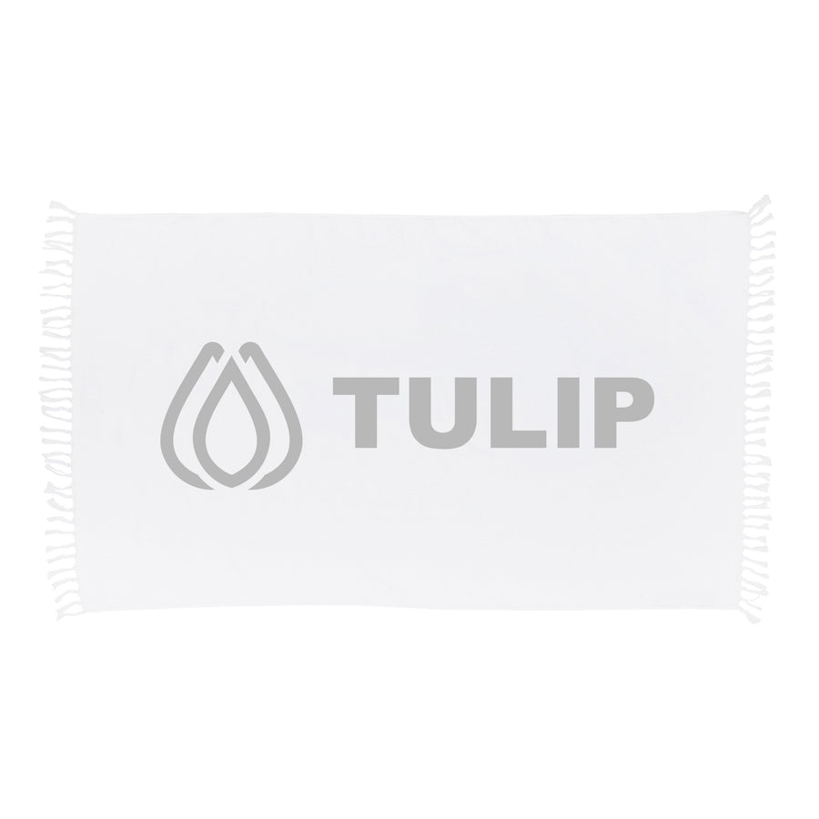Fringe Recycled Cotton Terry Velour Beach Towel (Q306532)