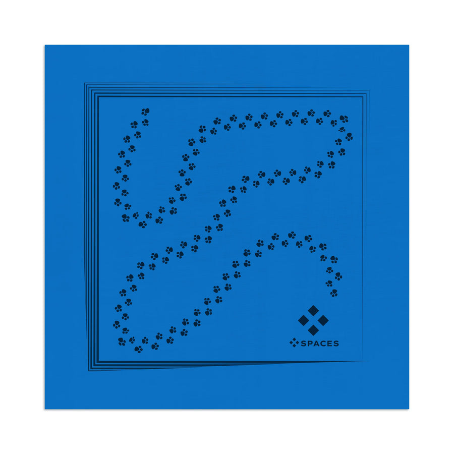 795 Cotton Wave-A-Hanky - Royal Blue (Q308222)