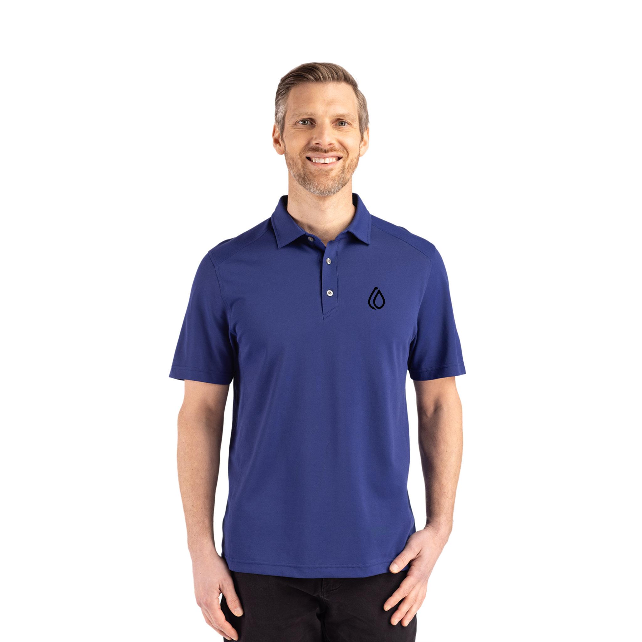 Cutter & Buck Advantage Refresh Epic Confidence Recycled Mens Tri-Blend Pique Polo (Q309432)