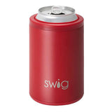 12 Oz. Swig Combo Can And Bottle Cooler - Crimson (Q310522)
