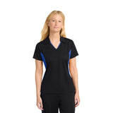 Sport-Tek® Women's Side Blocked Micropique Sport-Wick® Polo (Q311332)
