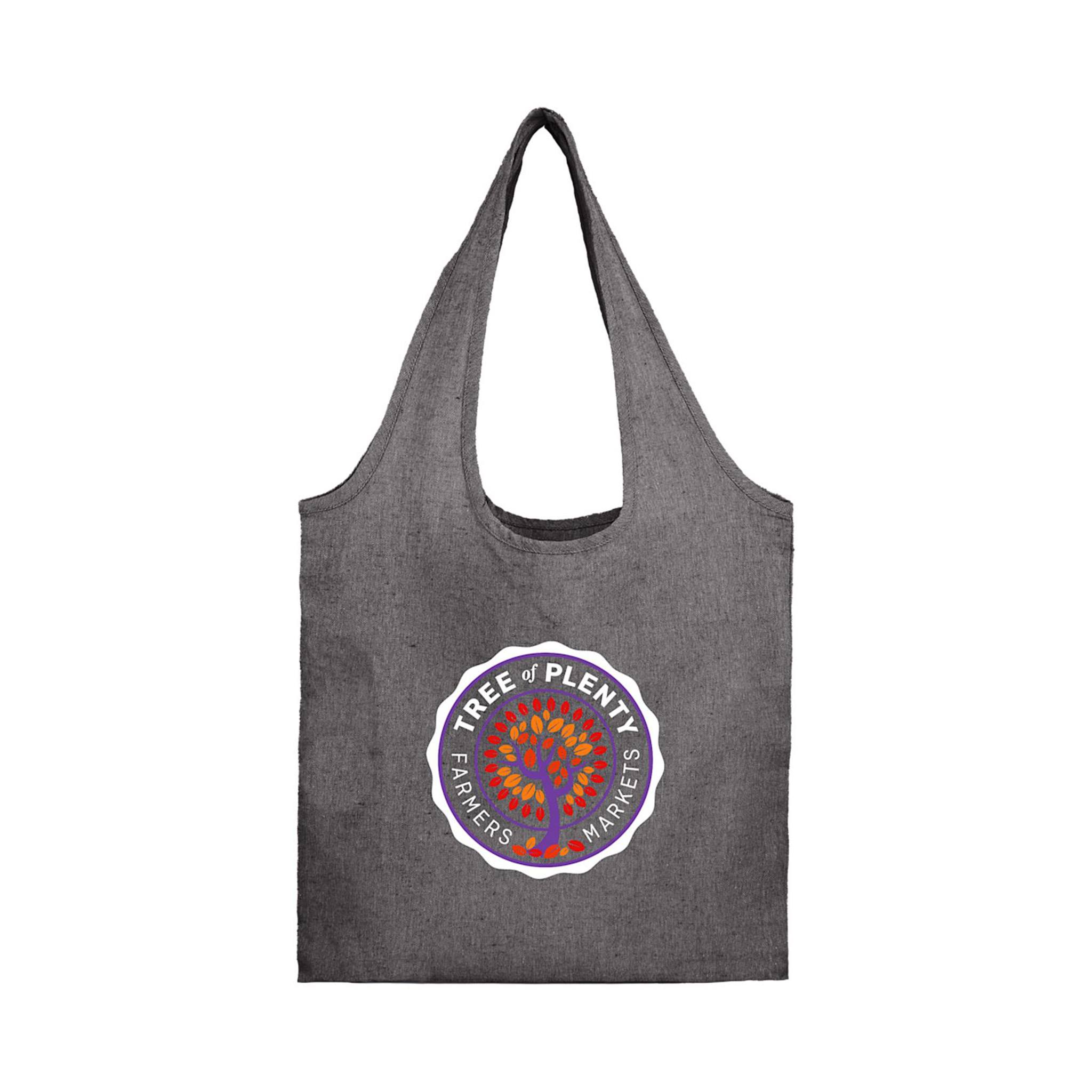 Bungalow 5 Oz. Recycled Cotton Twill Shopper Tote  Imprinted with Logo (Q312532)
