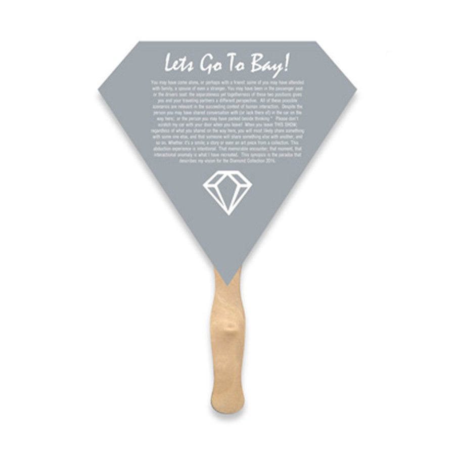 Lightweight Gem Shape Hand Fans (Q313632)