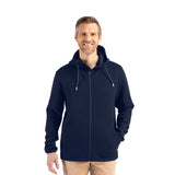 Cutter & Buck Roam Epic Comfort Mens Full Zip Hooded Jacket (Q314332)