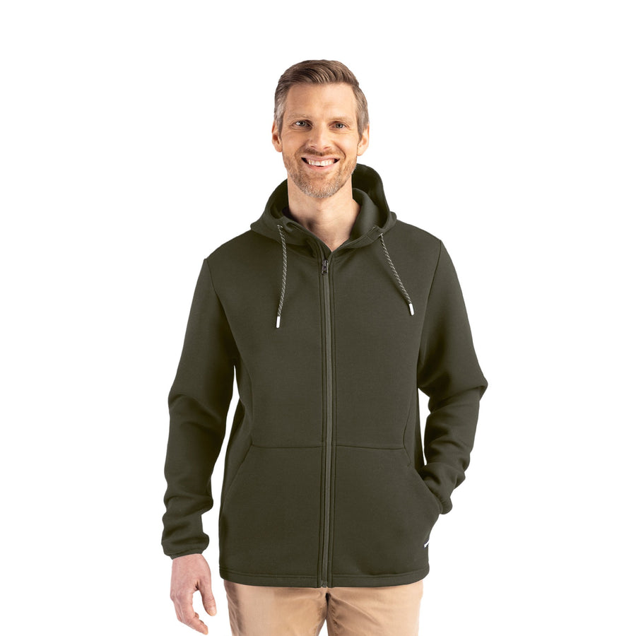 Cutter & Buck Roam Epic Comfort Mens Full Zip Hooded Jacket (Q314332)