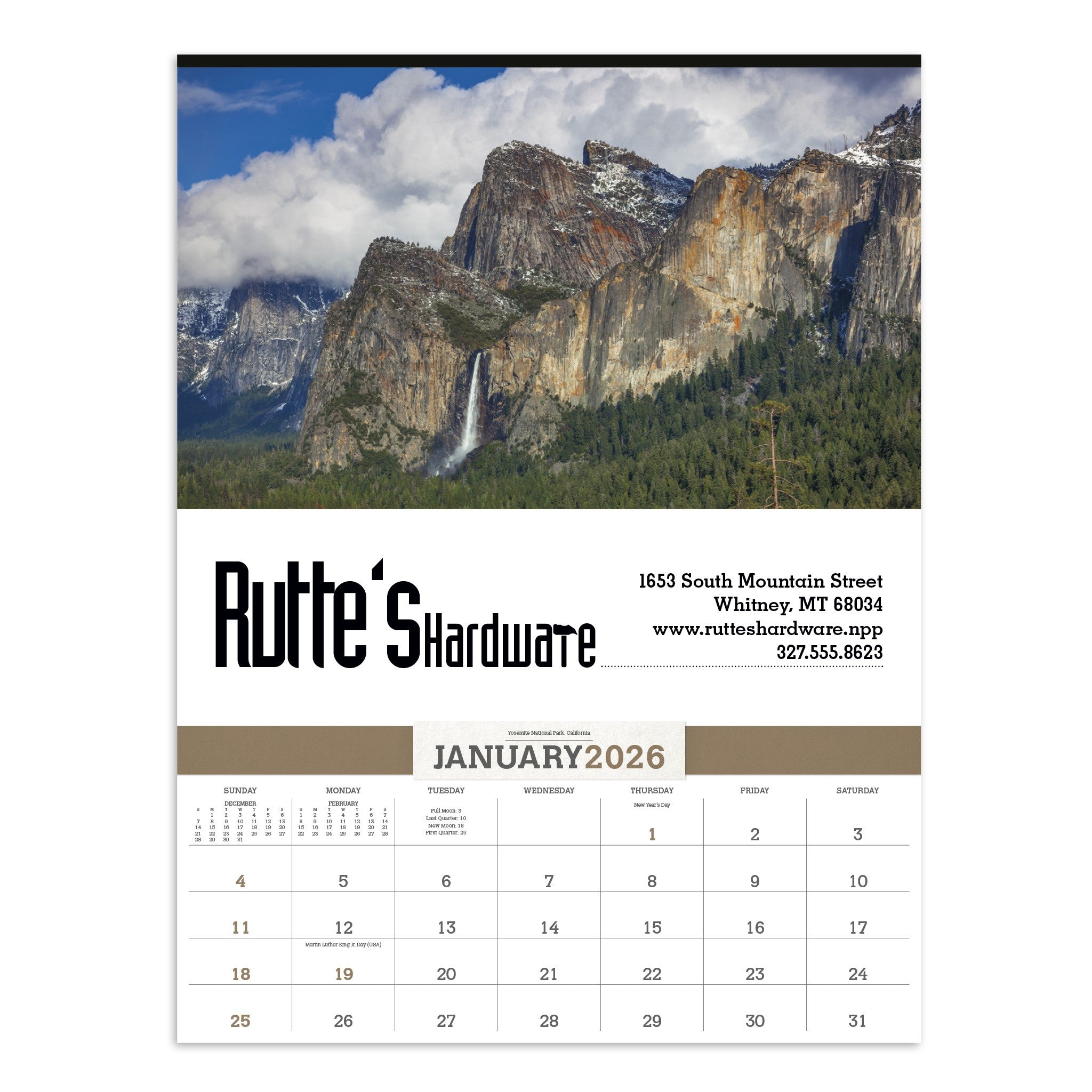 American Splendor With Date Blocks Calendar (Q314722)