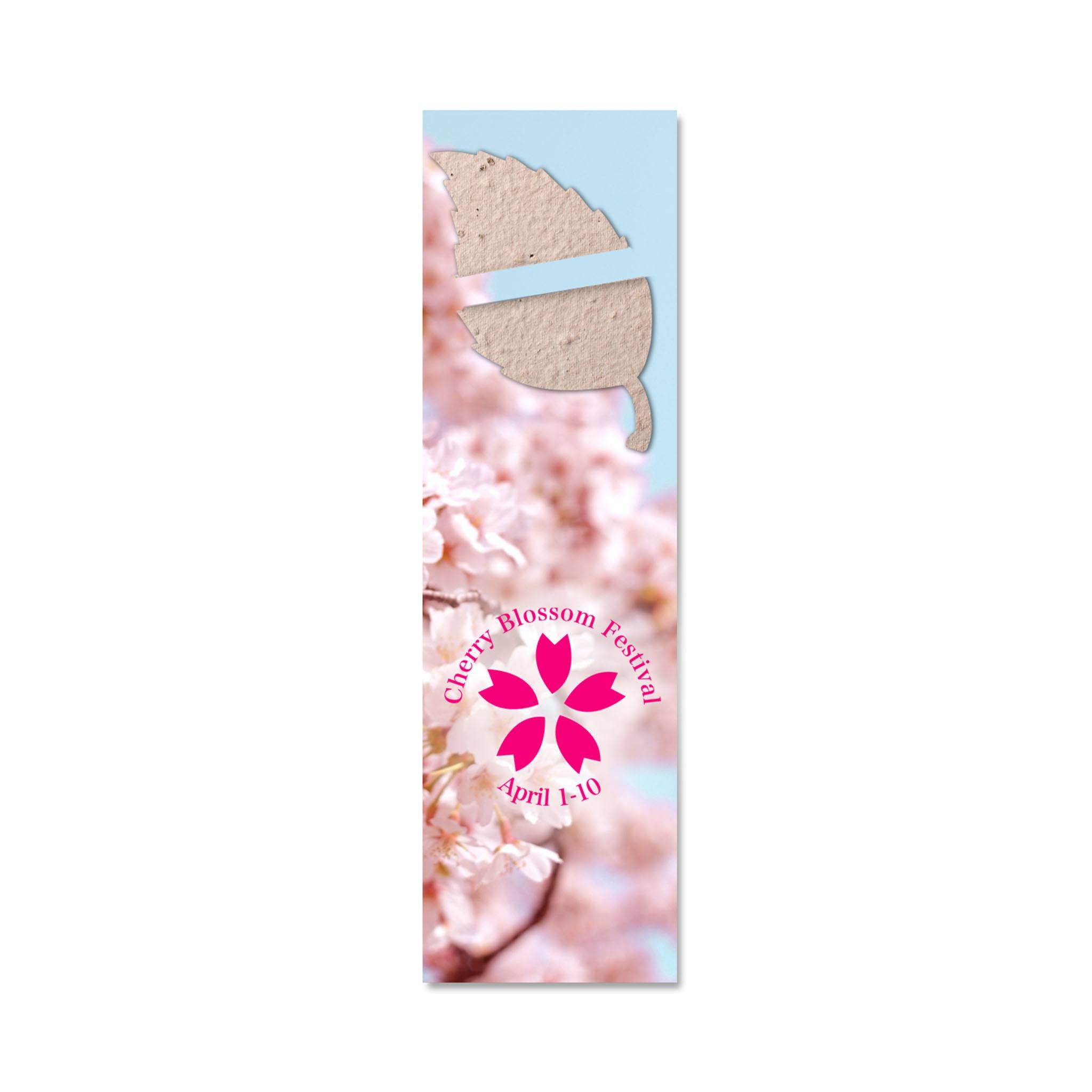Bloomin Seed Paper With Bookmark  Imprinted with Logo (Q315822)