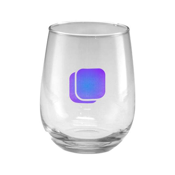 16.9 Oz. Stemless Wine Glass (4CP) (Q316022)