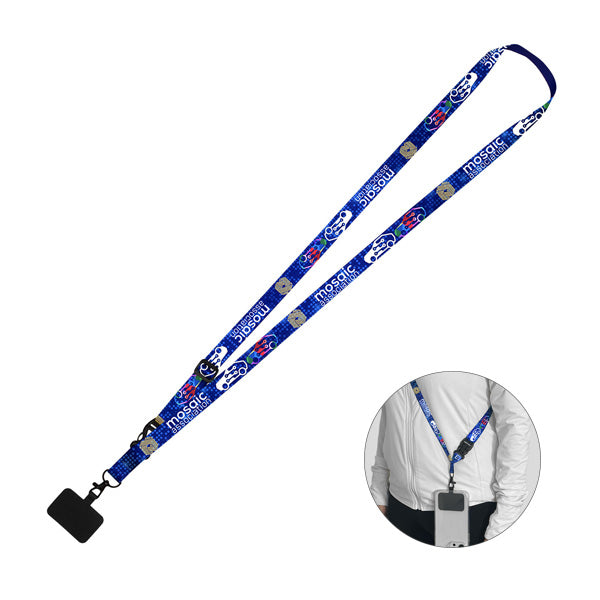 Pocket-Free Crossbody Cell Phone Lanyard - FC  Imprinted with Logo (Q316922)