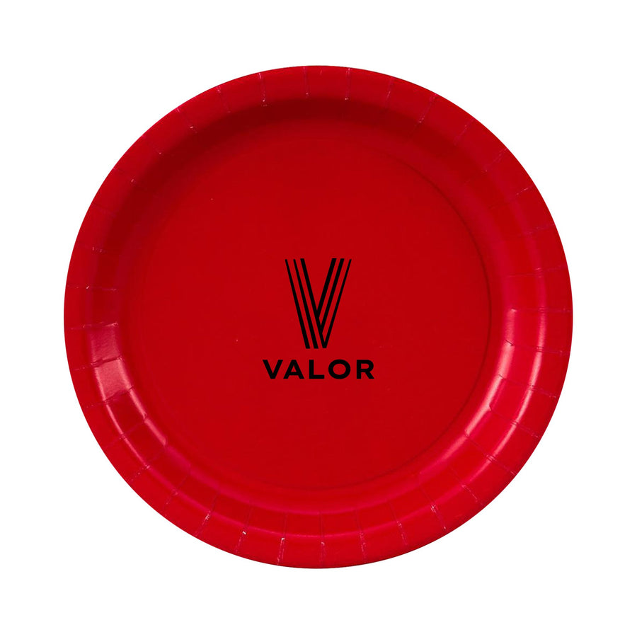 9 Inch White and Colored Paper Plates (Q317332)