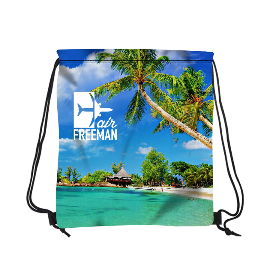 16W x 18H Inch Polyester Drawstring Backpack (Q321922)
