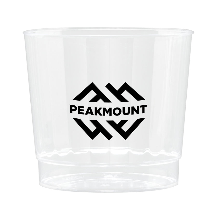 9 Oz. Clear Fluted Digital Plastic Cup (Q322211)