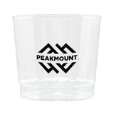 9 Oz. Clear Fluted Digital Plastic Cup (Q322211)