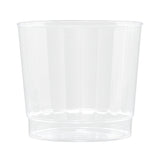 9 Oz. Clear Fluted Digital Plastic Cup (Q322211)