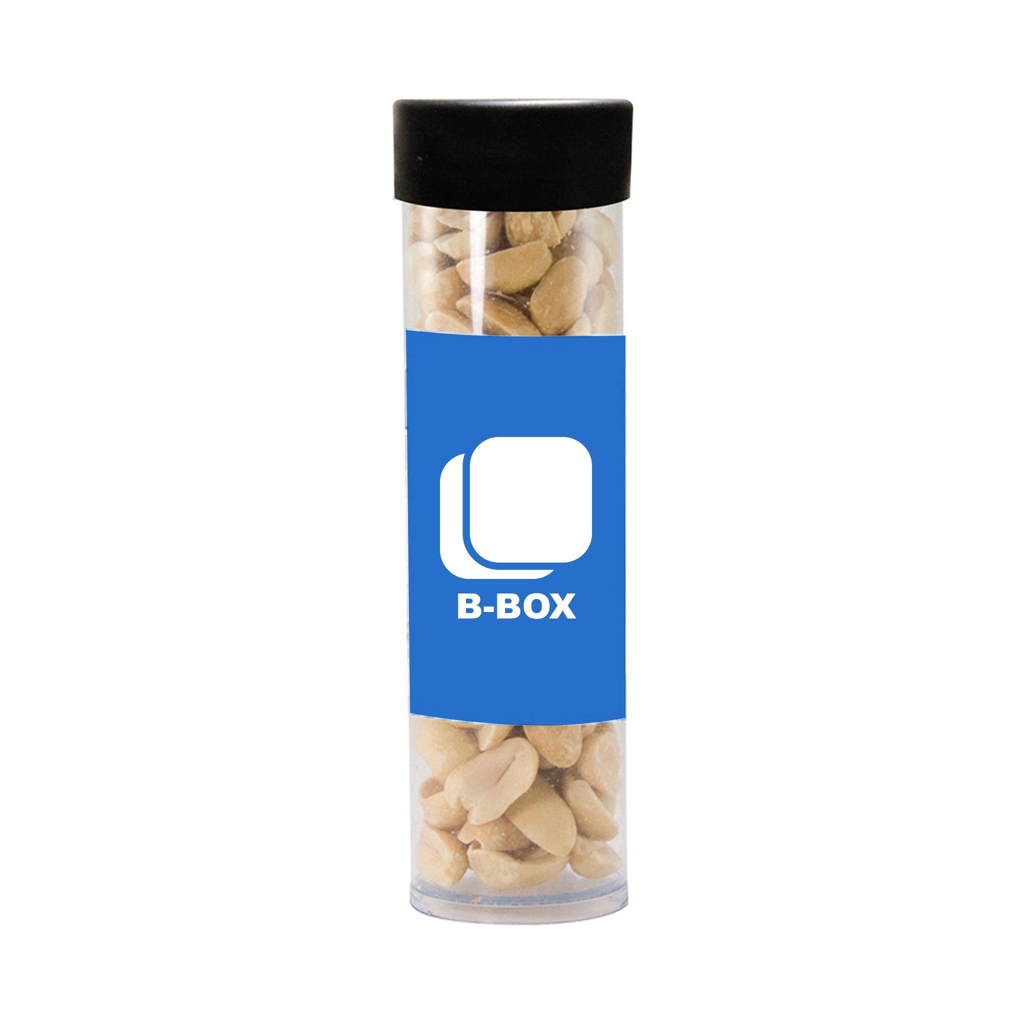 Gourmet Plastic Tube Peanuts (Large)  Imprinted with Logo (Q323222)