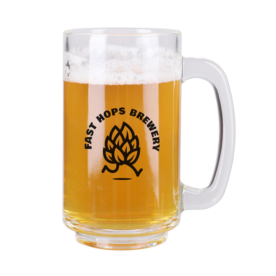 14 Oz. Glass Beer Mug (Q324532)