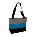 Tri-Stripe Velvet Open Tote Bag (Q326422)
