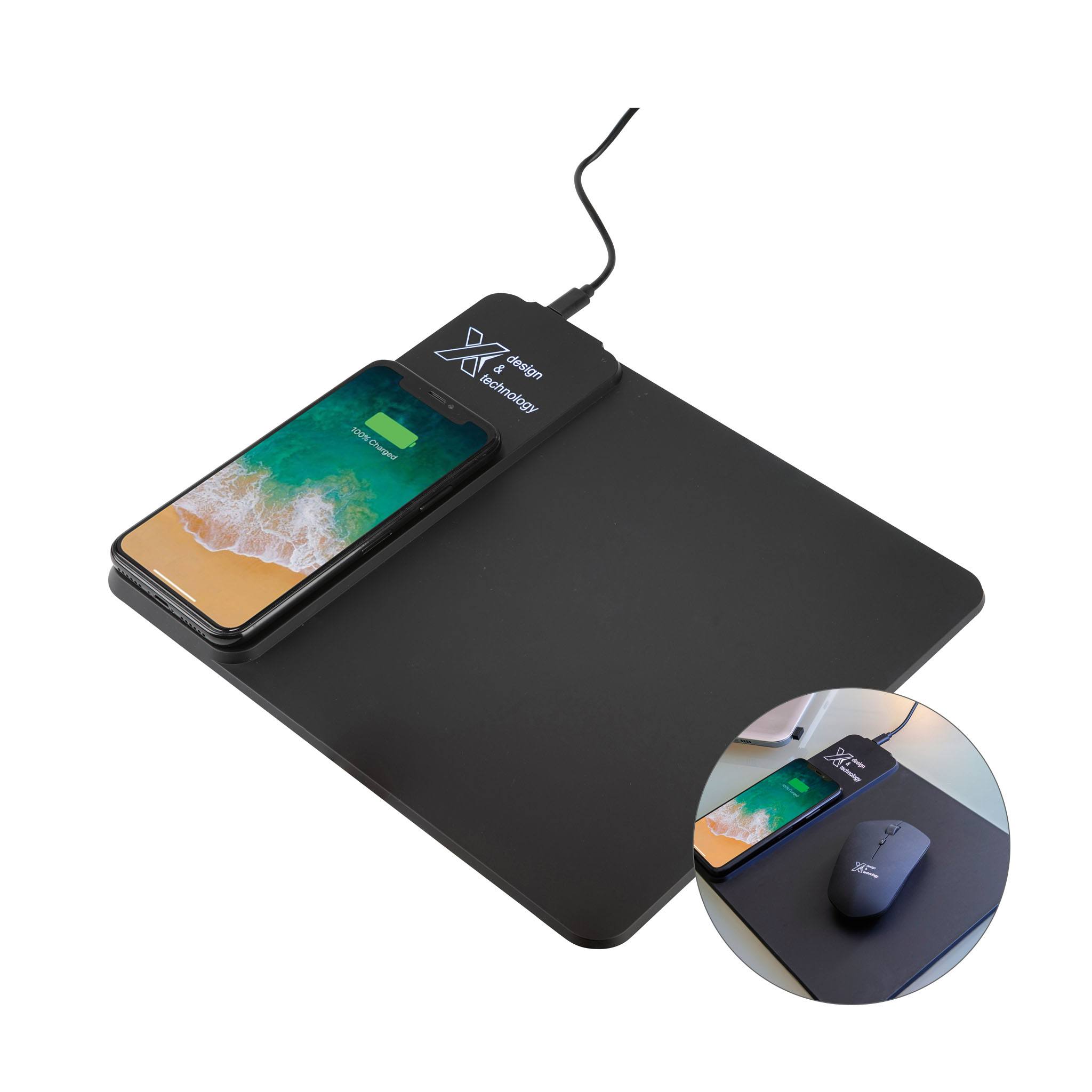 SCX Design® 10W Induction Mouse Pad  Imprinted with Logo (Q326622)
