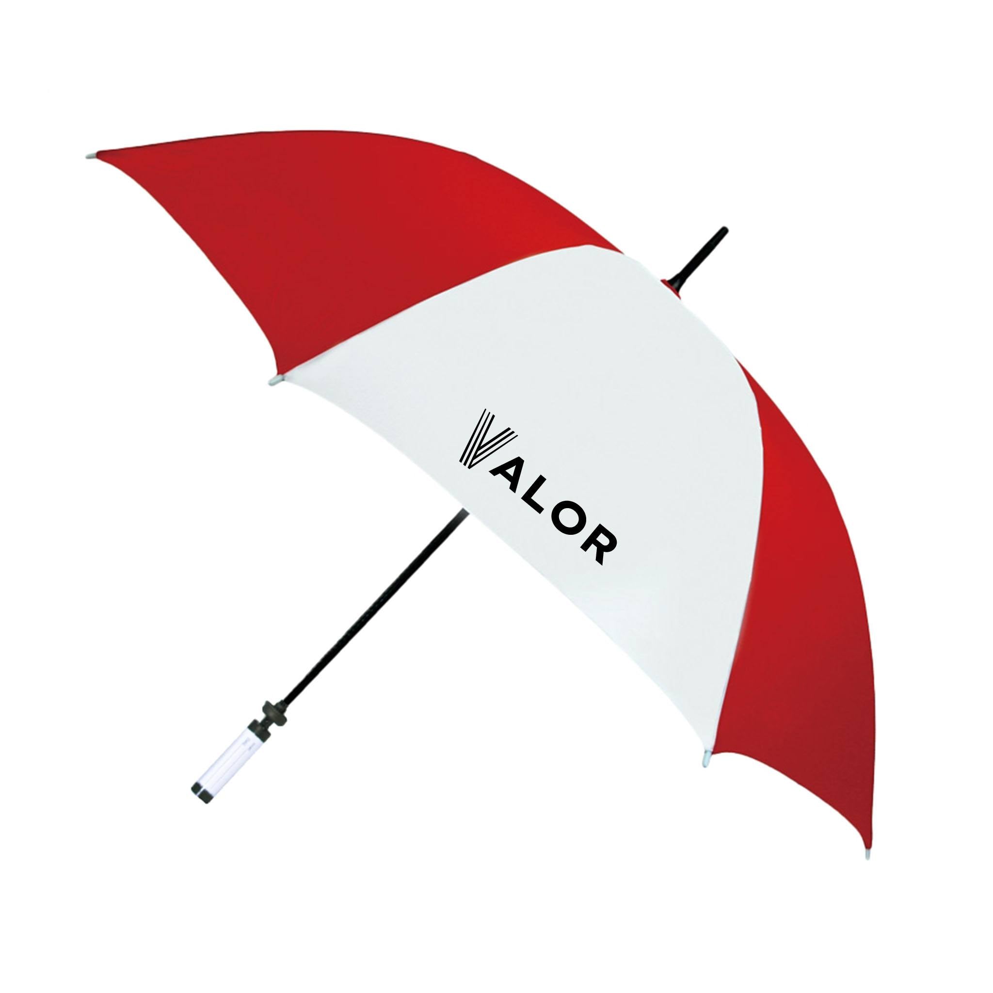 The 60 Inch Manual Fiberglass Golf Umbrella  Imprinted with Logo (Q327422)