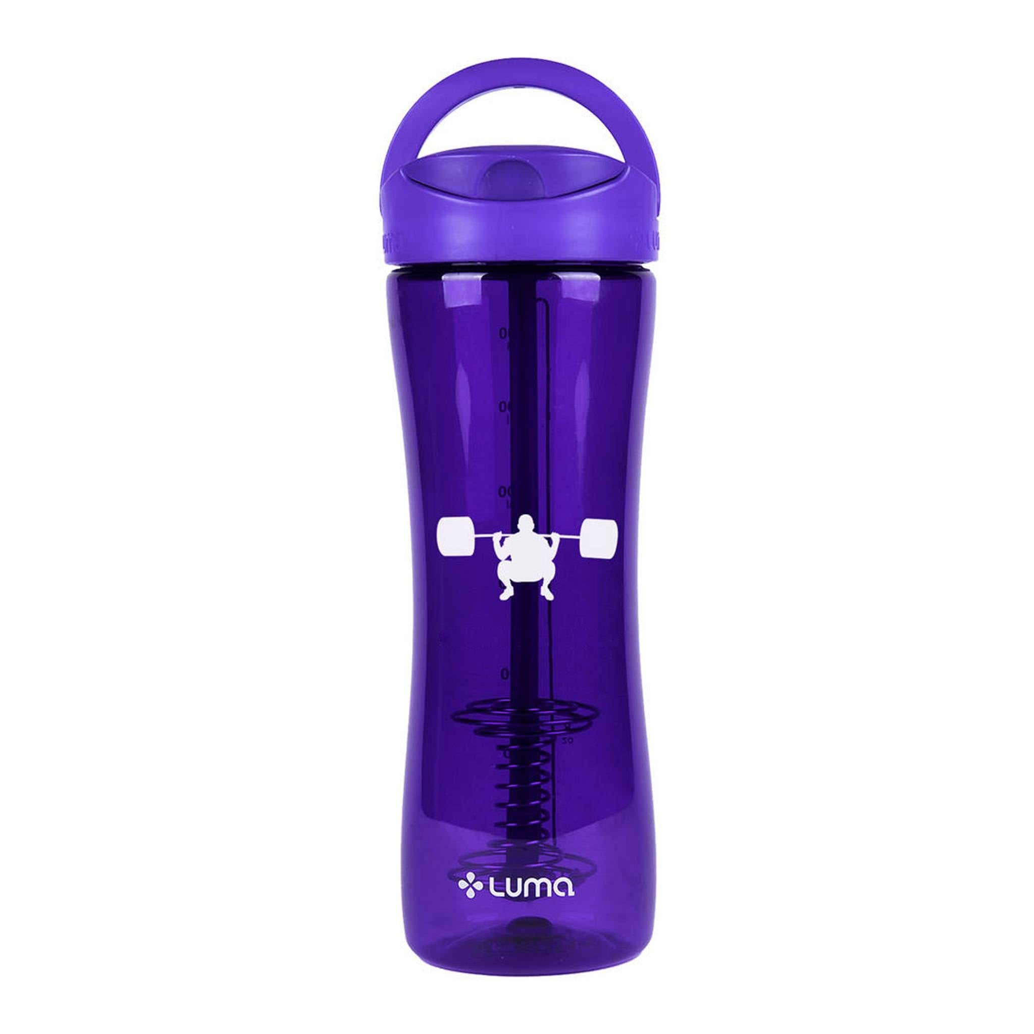 28 Oz. Luma Shaker Bottle - Purple  Imprinted with Logo (Q329522)