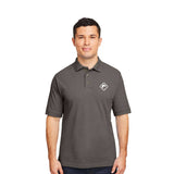 Harriton Men's 6 oz. Ringspun Cotton Piqué Short-Sleeve Polo  Imprinted with Logo (Q329865)