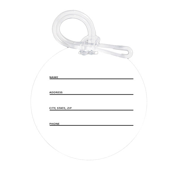 Kaleidoscope Bag Tag: 3.5 In. Round (Q330022)