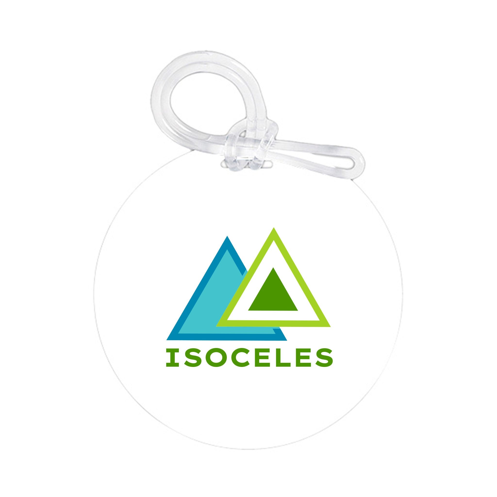 Kaleidoscope Bag Tag: 3.5 In. Round (Q330022)