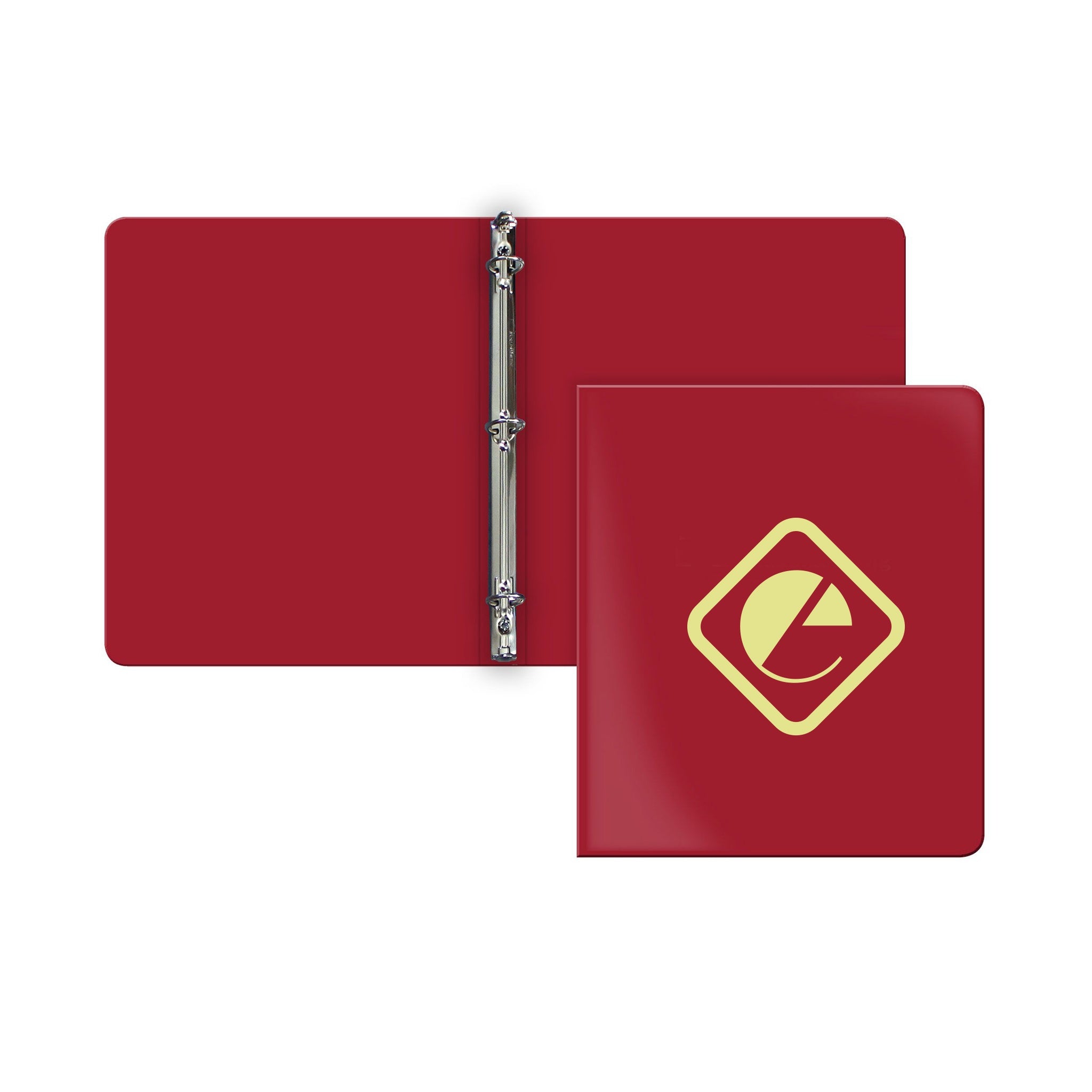 1 Inch Poly Binder .023 Gauge  Imprinted with Logo (Q330122)