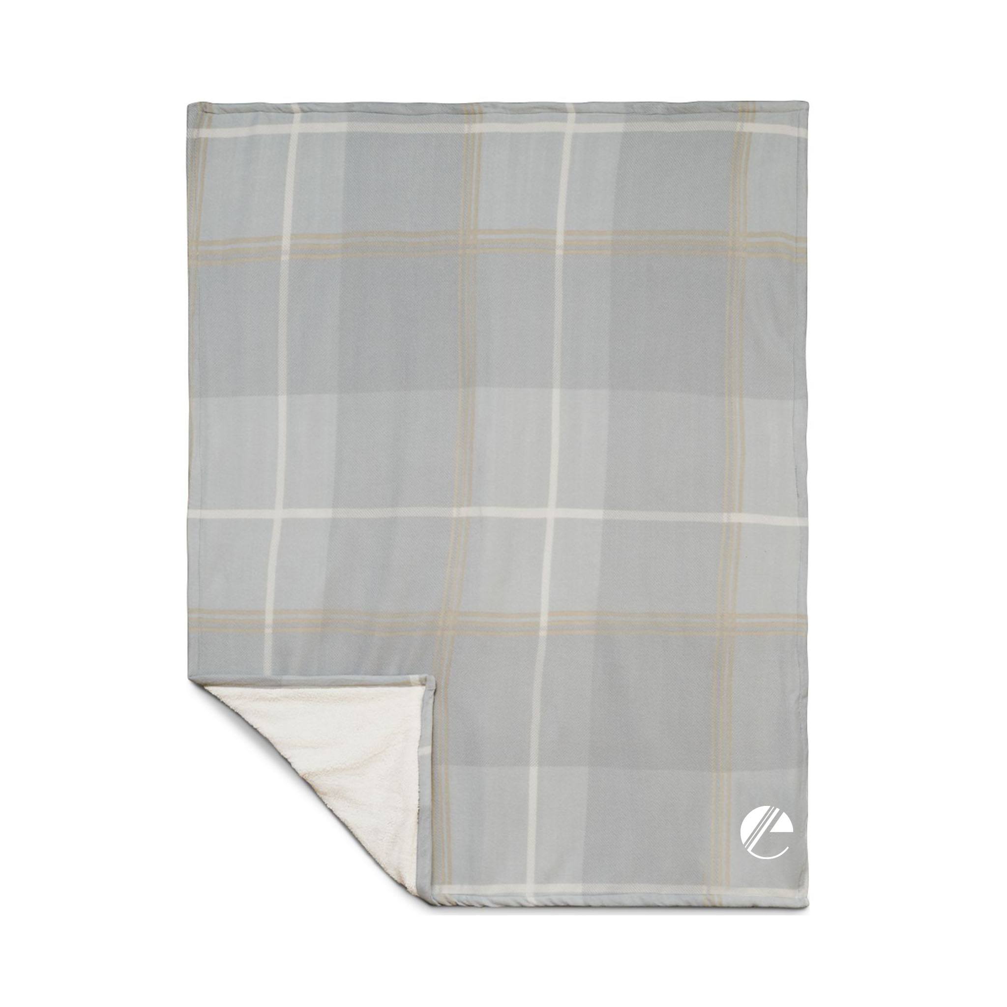 Plaid Fleece Sherpa Blanket (Q331322)