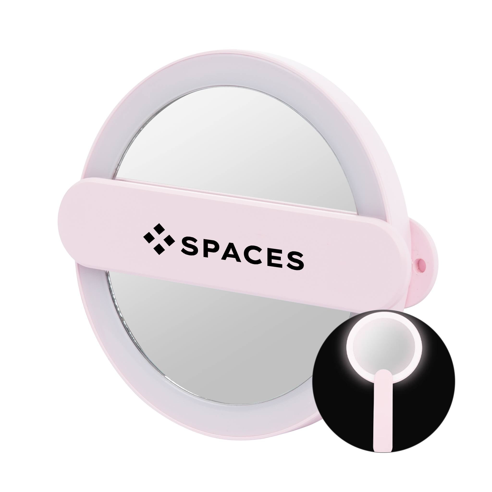 Led Mirror With Swivel Handle  Imprinted with Logo (Q331922)
