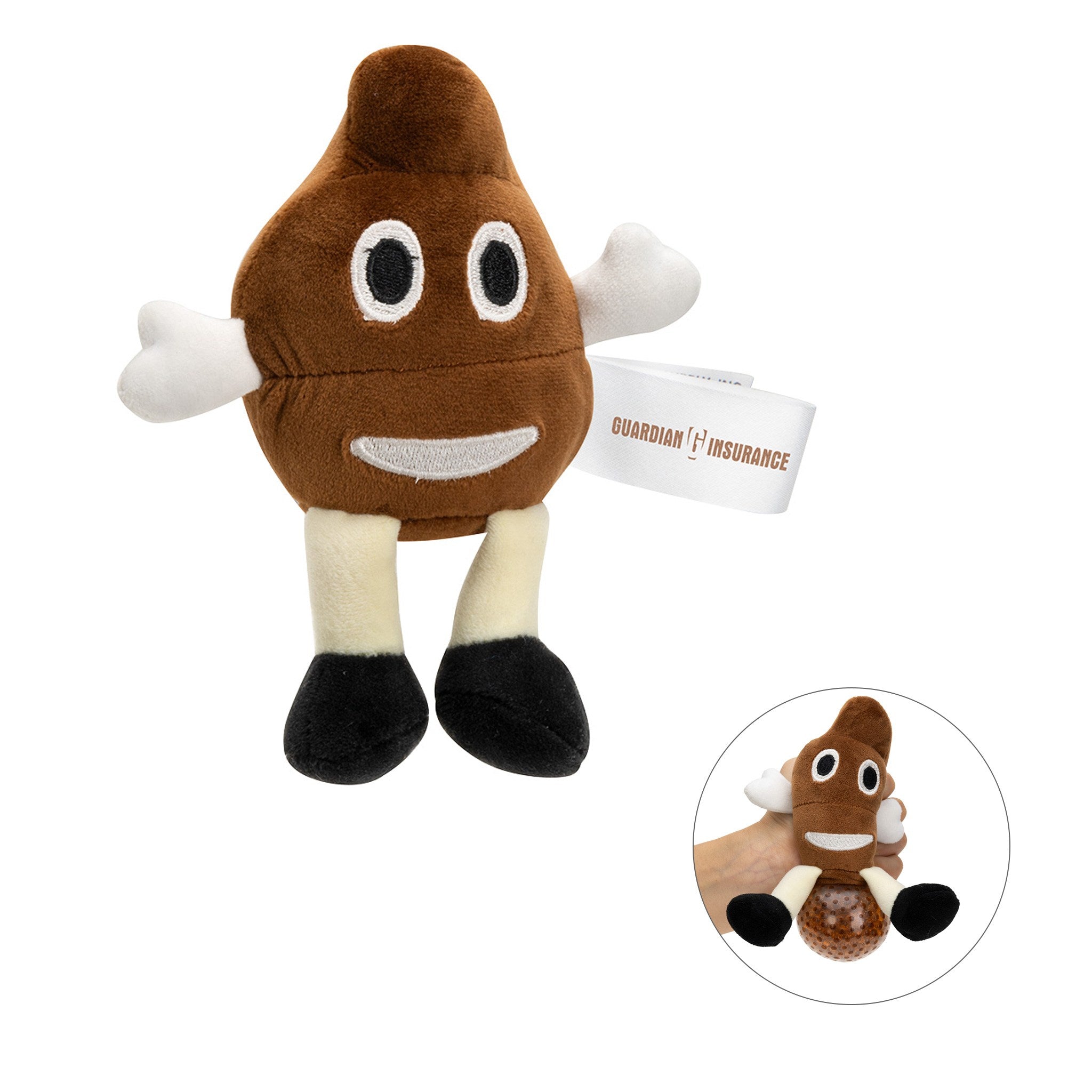 Stress Buster™ Poop Emoji Stress Reliever  Imprinted with Logo (Q332022)