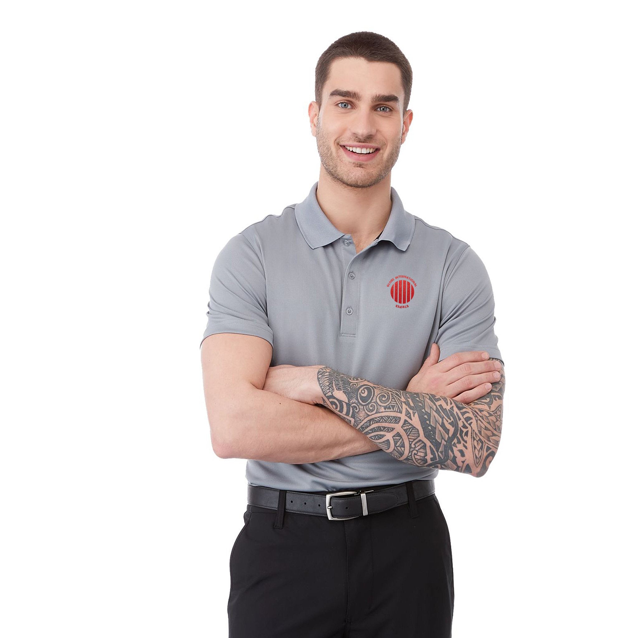 Elevate M-OTIS SS Polo  Imprinted with Logo (Q333322)