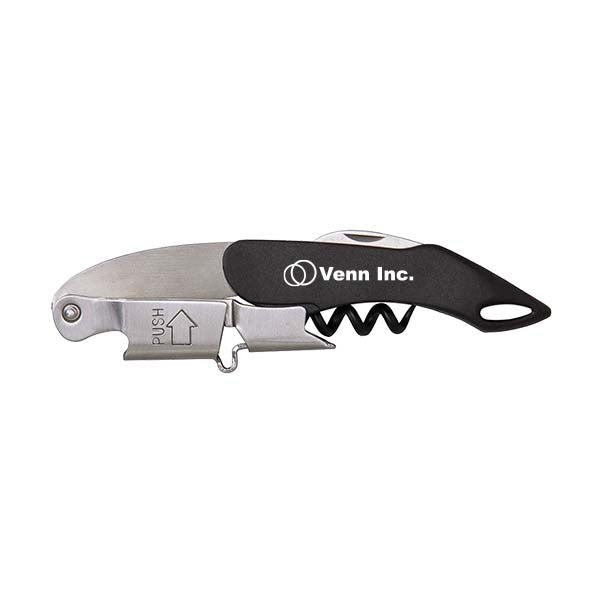 Double Hinged Wine Key Corkscrew  Imprinted with Logo (Q335922)