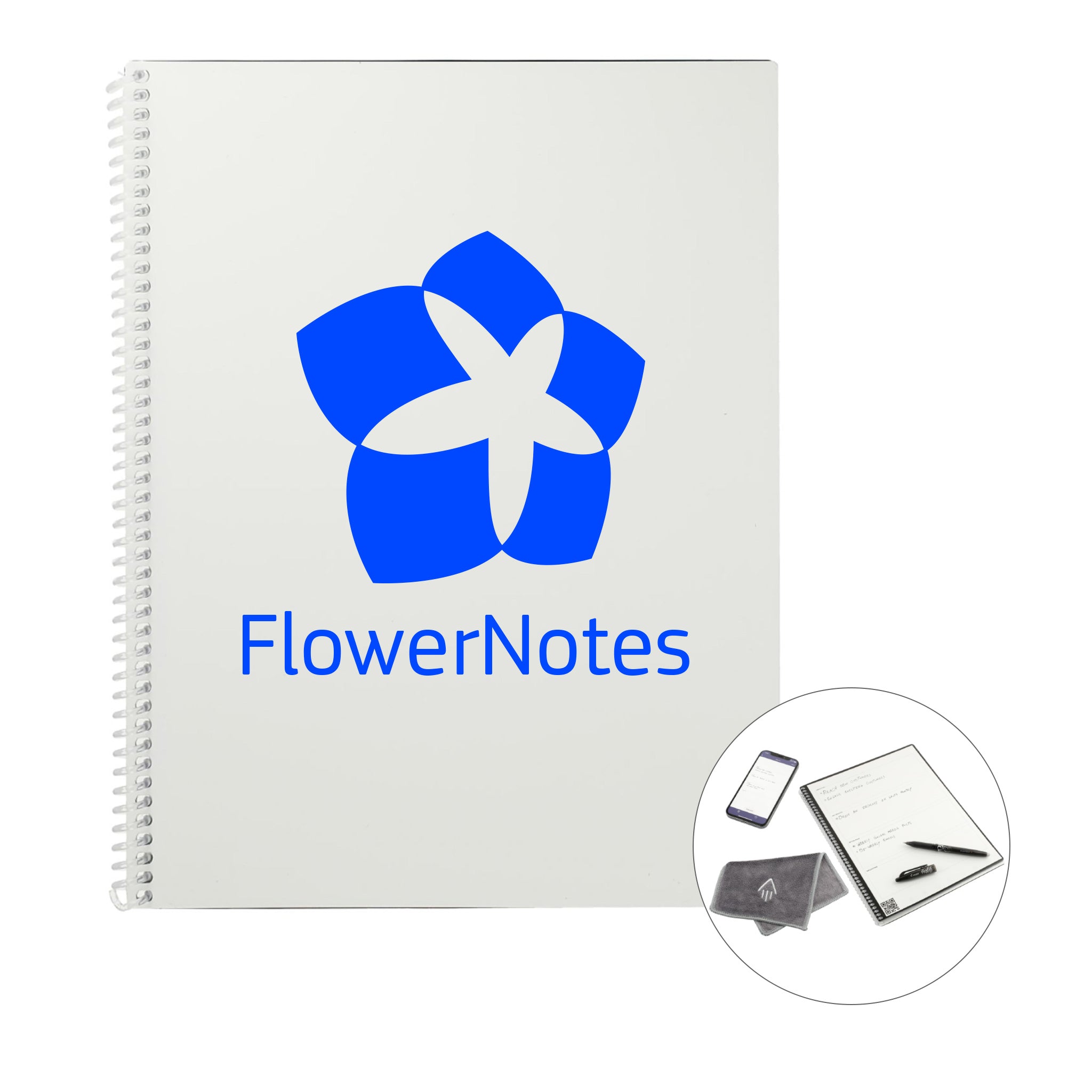 Rocketbook Fusion Letter Notebook Set  Imprinted with Logo (Q337422)