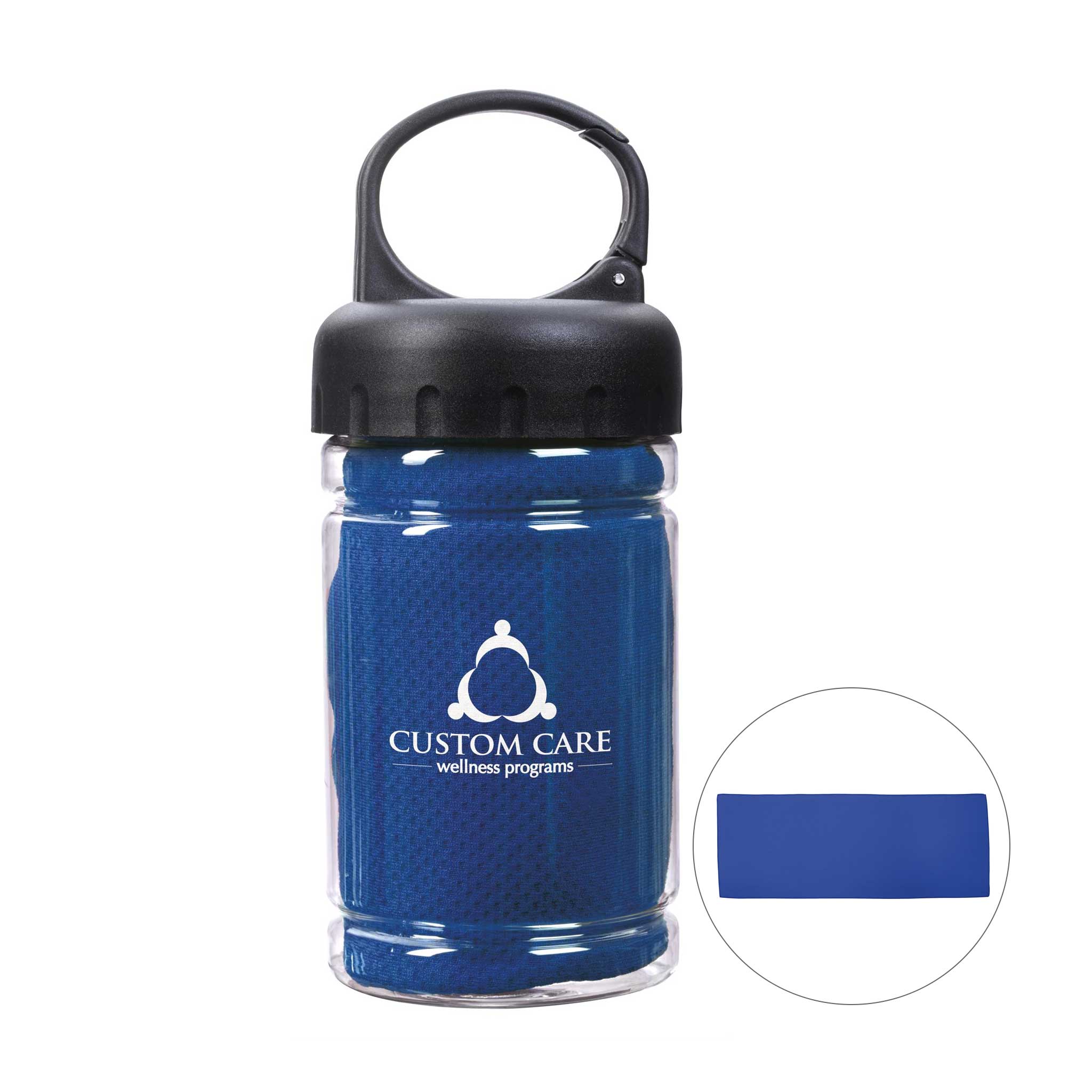 Carabiner Bottle With Cooling Towel (Q339822)