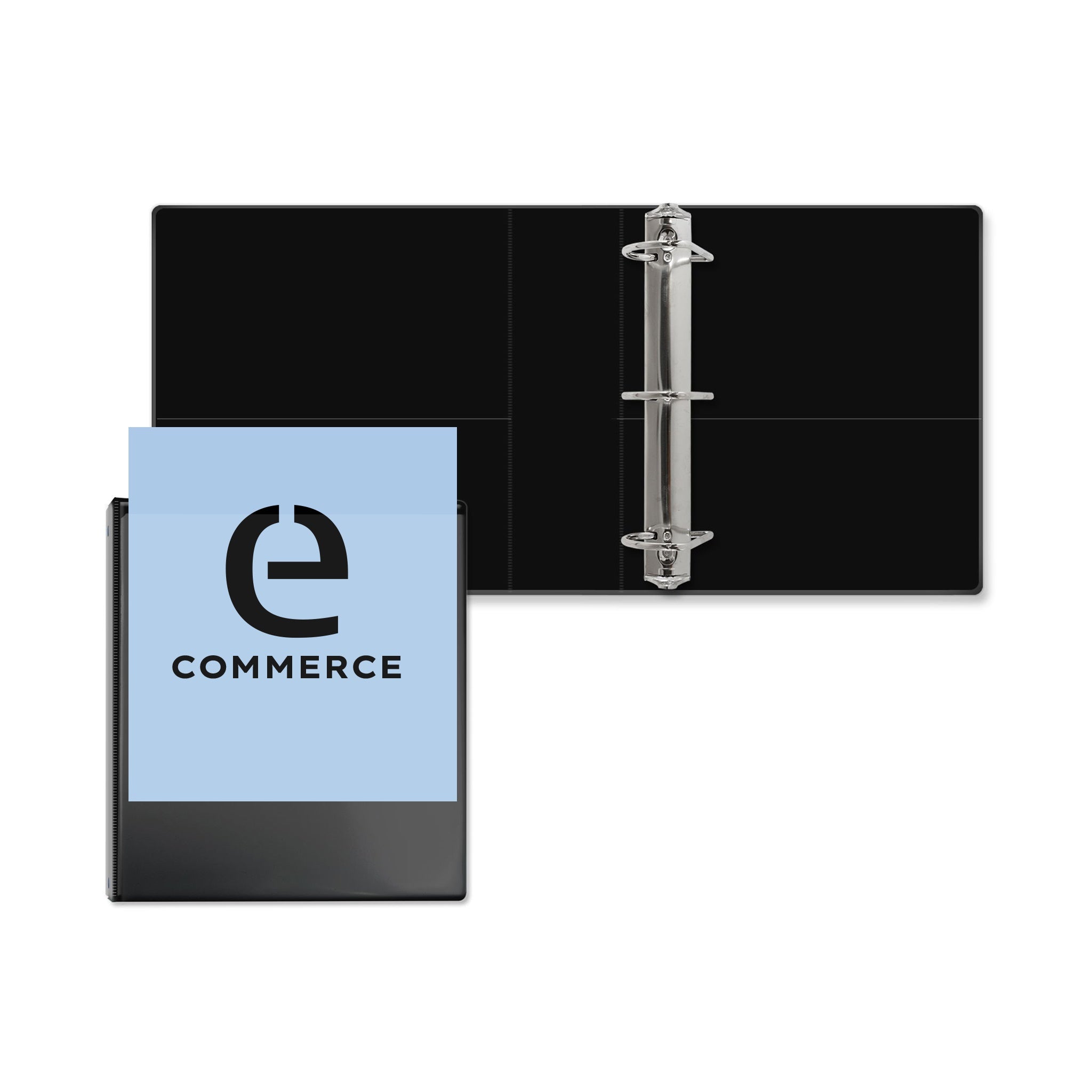 2.5 Inch Overlay Angle D Ring Binder  Imprinted with Logo (Q340122)