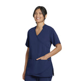 Women's 3-Pocket Petal Wrap Top (Q340332)
