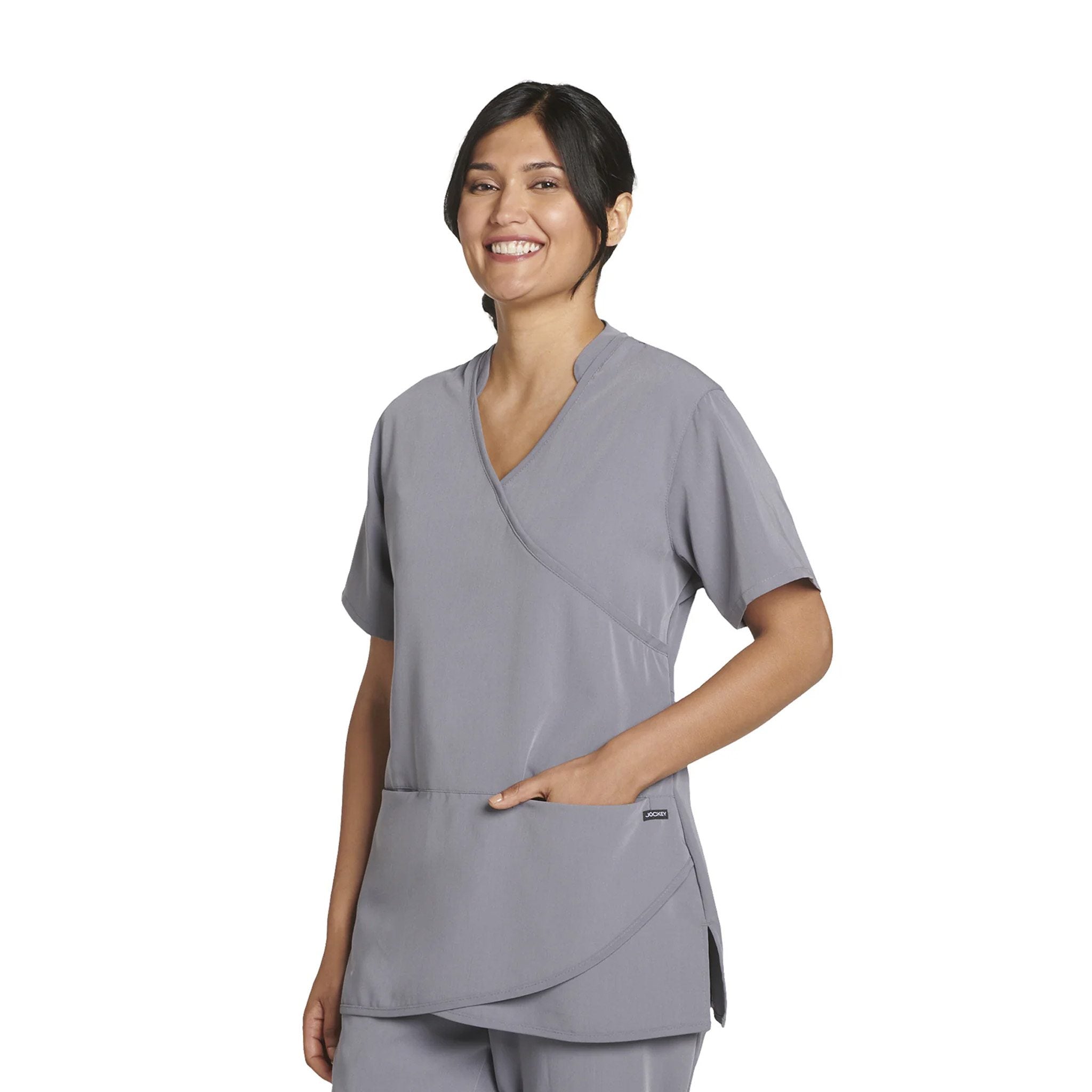 Women's 3-Pocket Petal Wrap Top  Imprinted with Logo (Q340332)